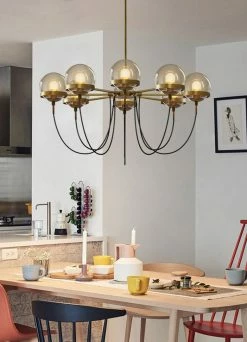 Vakkerlight Glass Ball Chandelier Chandeliers