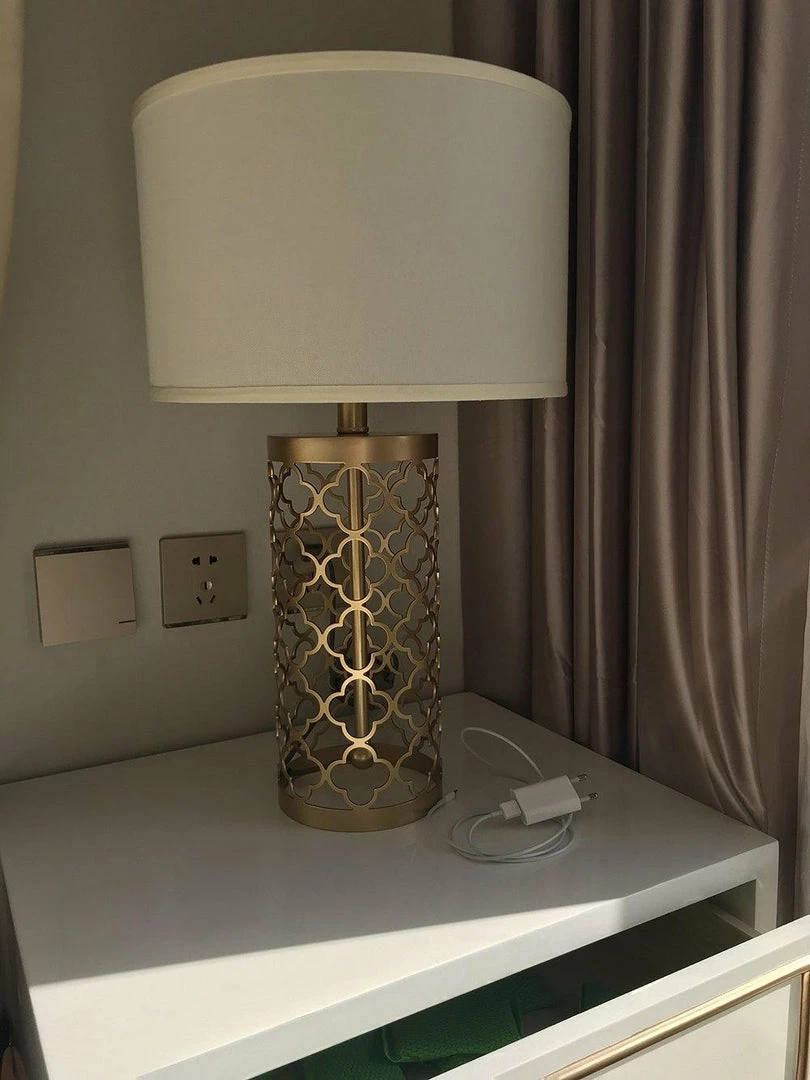 Brand new ❤️ Vakkerlight Openwork Metal Table Lamp ⭐ 19 Vakkerlight Openwork Metal Table Lamp