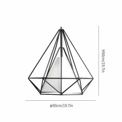 Vakkerlight Pendant Lights Diamond Cage Metal Pendant