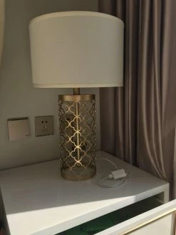 Brand new ❤️ Vakkerlight Openwork Metal Table Lamp ⭐ 46 Vakkerlight Openwork Metal Table Lamp