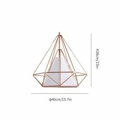 Vakkerlight Pendant Lights Diamond Cage Metal Pendant