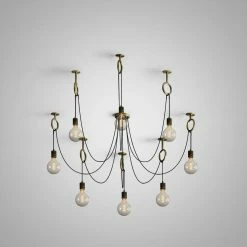 Brand new 🤩 Vakkerlight Chandeliers Industrial Spider Chandelier 🎁 23 Vakkerlight Chandeliers Industrial Spider Chandelier
