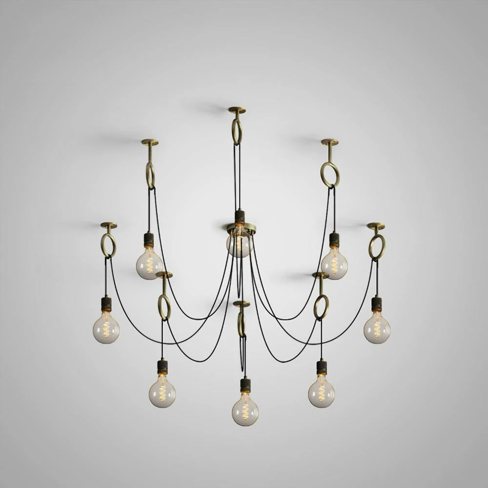 Brand new 🤩 Vakkerlight Chandeliers Industrial Spider Chandelier 🎁 5 Vakkerlight Chandeliers Industrial Spider Chandelier