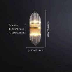 Vakkerlight Crystal Wall Lamp