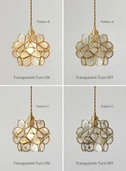 Deals ✔️ Vakkerlight Glass Petal Pendant Lights 😍 51 Vakkerlight Glass Petal Pendant Lights