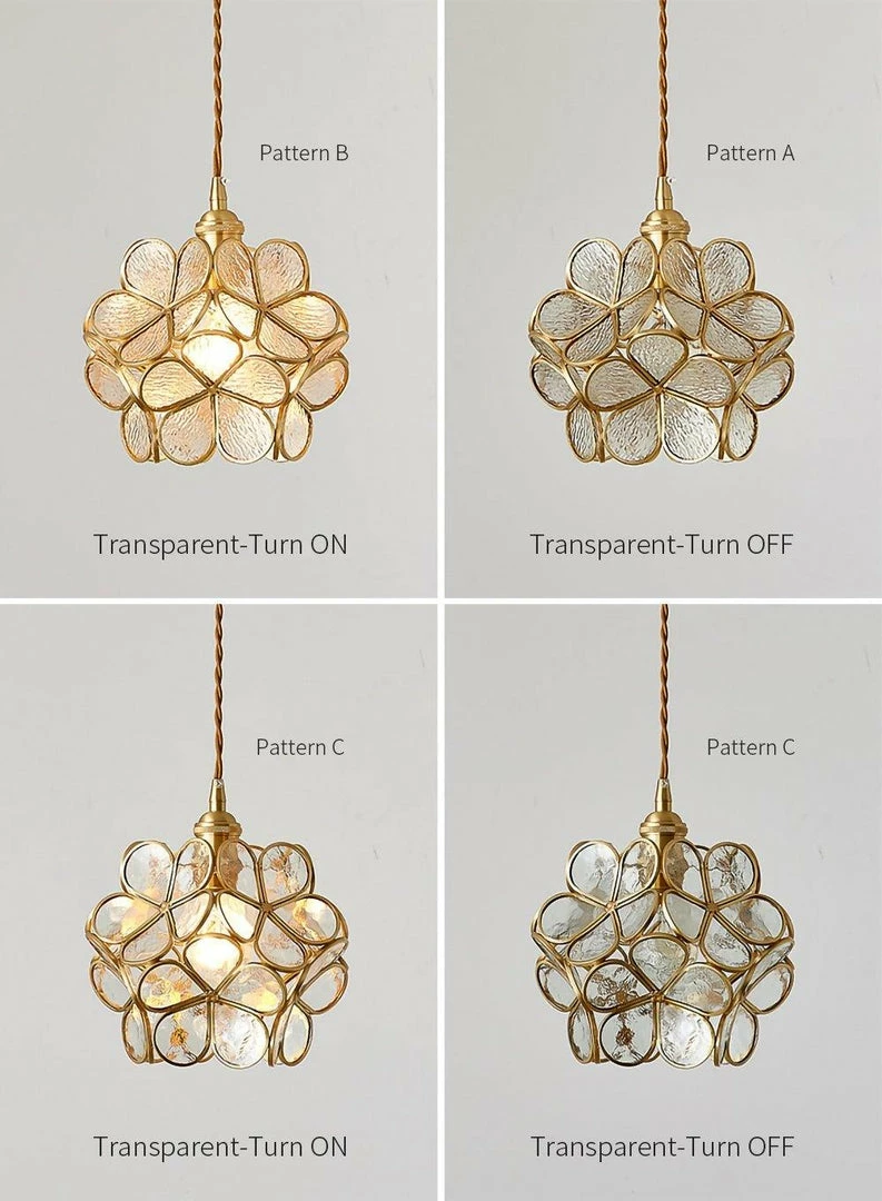 Deals ✔️ Vakkerlight Glass Petal Pendant Lights 😍 19 Vakkerlight Glass Petal Pendant Lights
