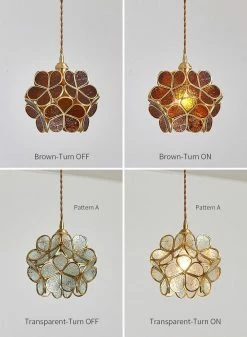 Deals ✔️ Vakkerlight Glass Petal Pendant Lights 😍 52 Vakkerlight Glass Petal Pendant Lights