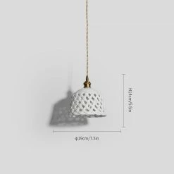 Buy π Vakkerlight Openwork Ceramic Pendant Lamp Pendant Lights π 50 Vakkerlight Openwork Ceramic Pendant Lamp Pendant Lights
