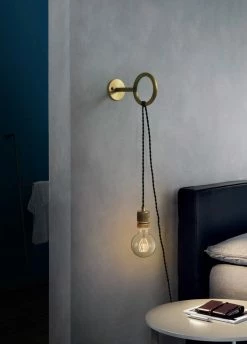 Vakkerlight Loop Minimalist Wall Light With Wall Socket