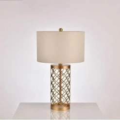 Brand new ❤️ Vakkerlight Openwork Metal Table Lamp ⭐ 39 Vakkerlight Openwork Metal Table Lamp