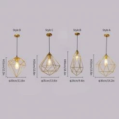Vakkerlight Diamond Hanging Light Pendant Lights