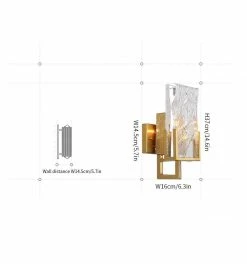 Cheapest ๐ Vakkerlight Ice Crystal Wall Lamp Wall Sconces โ๏ธ 50 Vakkerlight Ice Crystal Wall Lamp Wall Sconces