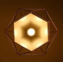 Vakkerlight Pendant Lights Diamond Cage Metal Pendant