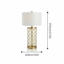Brand new ❤️ Vakkerlight Openwork Metal Table Lamp ⭐ 54 Vakkerlight Openwork Metal Table Lamp