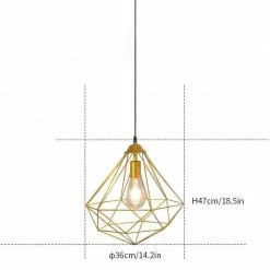 Vakkerlight Diamond Hanging Light Pendant Lights