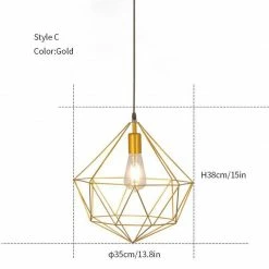 Vakkerlight Diamond Hanging Light Pendant Lights
