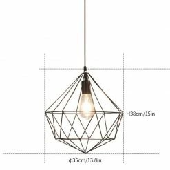 Vakkerlight Diamond Hanging Light Pendant Lights