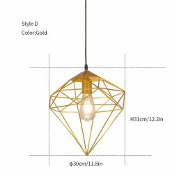 Vakkerlight Diamond Hanging Light Pendant Lights
