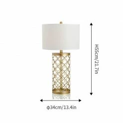 Brand new ❤️ Vakkerlight Openwork Metal Table Lamp ⭐ 55 Vakkerlight Openwork Metal Table Lamp