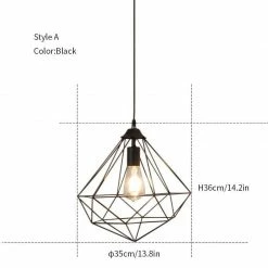 Vakkerlight Diamond Hanging Light Pendant Lights
