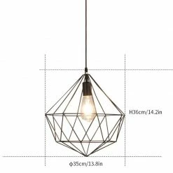 Vakkerlight Diamond Hanging Light Pendant Lights