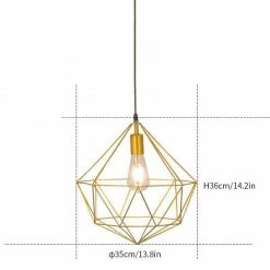 Vakkerlight Diamond Hanging Light Pendant Lights