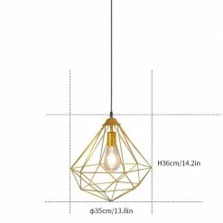 Vakkerlight Diamond Hanging Light Pendant Lights