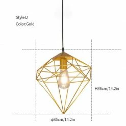 Vakkerlight Diamond Hanging Light Pendant Lights