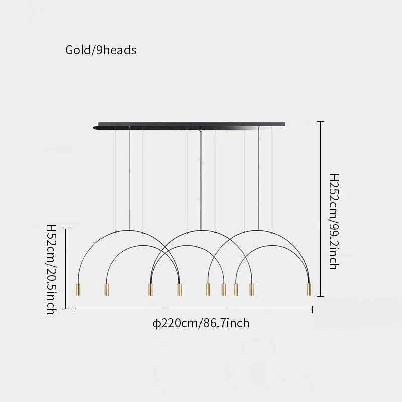 Budget ๐ Vakkerlight Chandeliers Arcs Pendant Light ๐ฏ 32 Vakkerlight Chandeliers Arcs Pendant Light