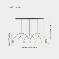Budget ๐ Vakkerlight Chandeliers Arcs Pendant Light ๐ฏ 65 Vakkerlight Chandeliers Arcs Pendant Light