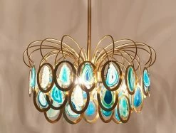 Vakkerlight Luxury Pendant Slice Agate Chandelier