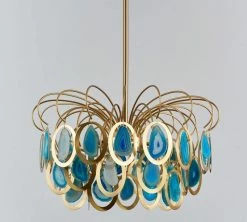 Vakkerlight Luxury Pendant Slice Agate Chandelier