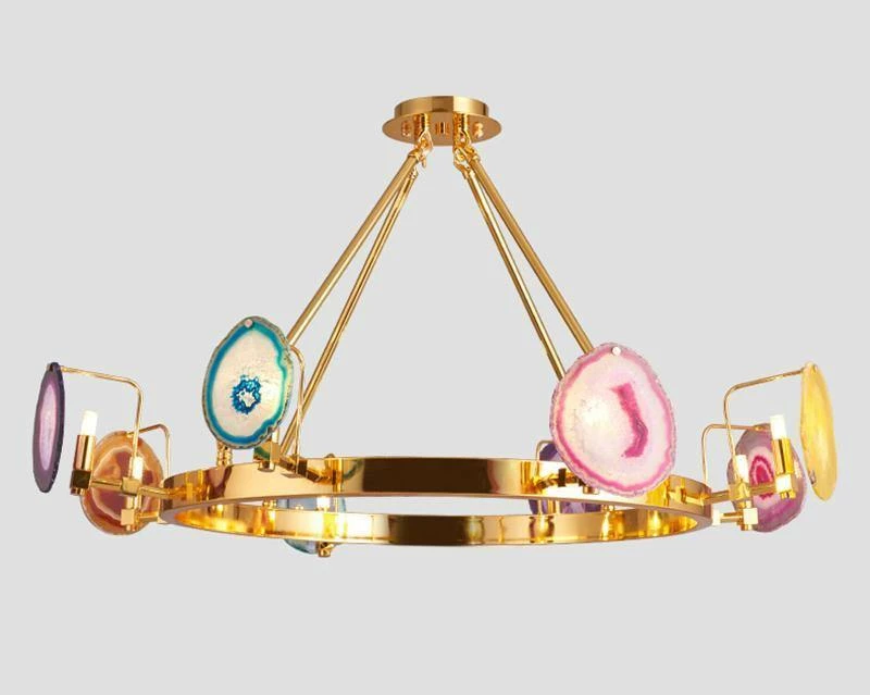 Outlet ๐งจ Vakkerlight Agate Chandelier ๐ฏ 10 Vakkerlight Agate Chandelier