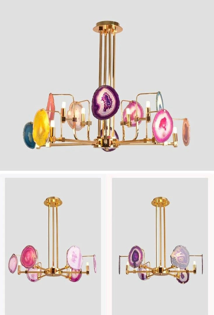 Outlet ๐งจ Vakkerlight Agate Chandelier ๐ฏ 11 Vakkerlight Agate Chandelier