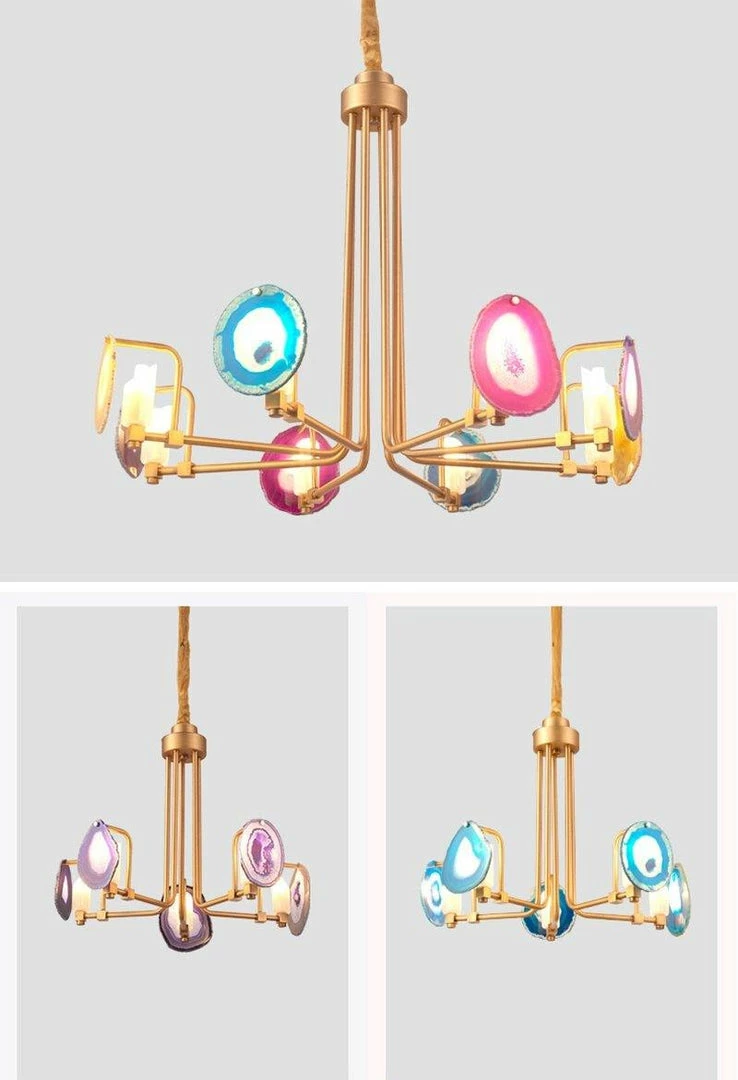 Outlet ๐งจ Vakkerlight Agate Chandelier ๐ฏ 16 Vakkerlight Agate Chandelier