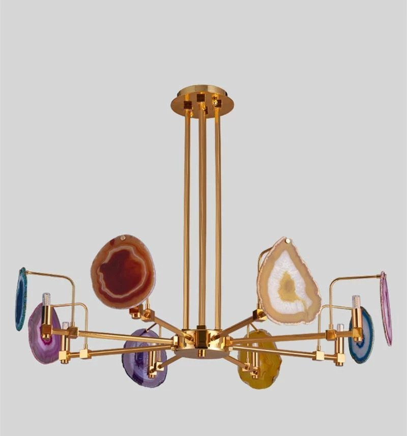 Outlet ๐งจ Vakkerlight Agate Chandelier ๐ฏ 7 Vakkerlight Agate Chandelier