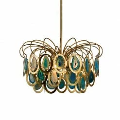 Vakkerlight Luxury Pendant Slice Agate Chandelier