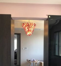 Vakkerlight Chandeliers Slice Agate Tower Chandelier