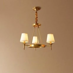 Vakkerlight Chandeliers Antique Brass Chandelier