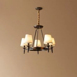 Vakkerlight Chandeliers Antique Brass Chandelier