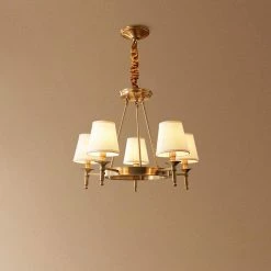 Vakkerlight Chandeliers Antique Brass Chandelier