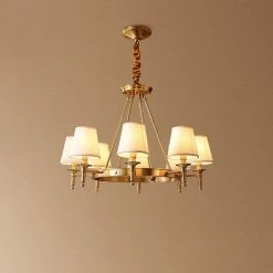 Vakkerlight Chandeliers Antique Brass Chandelier