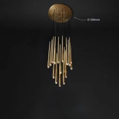 Vakkerlight Aquitaine Round Chandelier Living Room