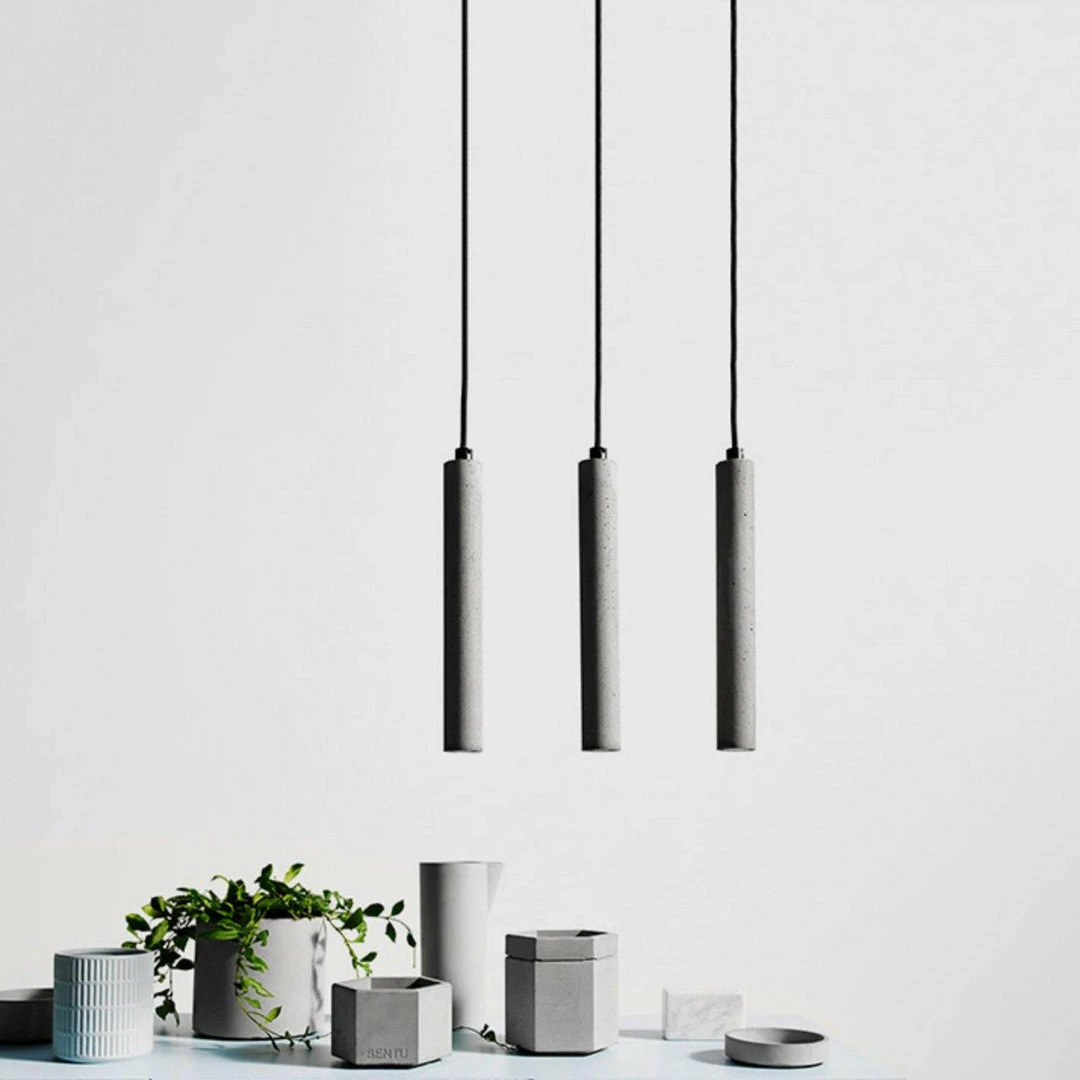 New ❤️ Vakkerlight Bang Concrete Pendants Light 🎉 4 Vakkerlight Bang Concrete Pendants Light