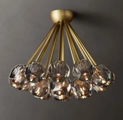 Vakkerlight Ceiling Lamp Flushmount Crystal Ball