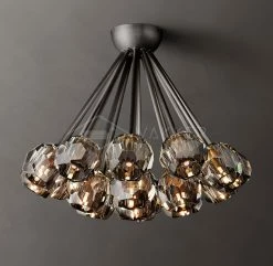 Vakkerlight Ceiling Lamp Flushmount Crystal Ball