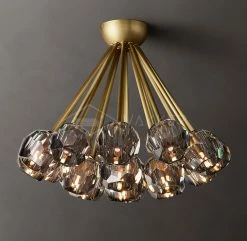Vakkerlight Ceiling Lamp Flushmount Crystal Ball
