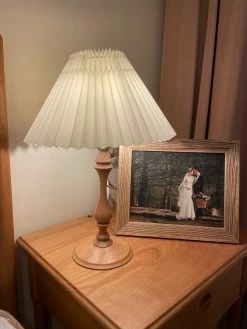 Wholesale 🛒 Vakkerlight Bellini Wooden Turned Table Lamp Table Lamps ✨ 48 Vakkerlight Bellini Wooden Turned Table Lamp Table Lamps