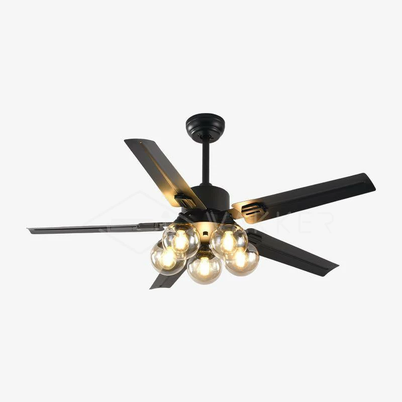 Best Sale ๐ Vakkerlight Black Vintage Ceiling Fan ๐งจ 3 Vakkerlight Black Vintage Ceiling Fan