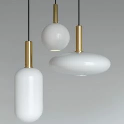 Best reviews of 🎁 Vakkerlight Brass Pendant & Opal Shade ⌛ 31 Vakkerlight Brass Pendant & Opal Shade